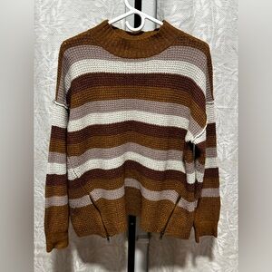 Pink rose size large sweater